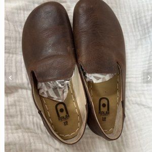 Raum goods barefoot grounding slipon shoes, coffee, size 10 womens